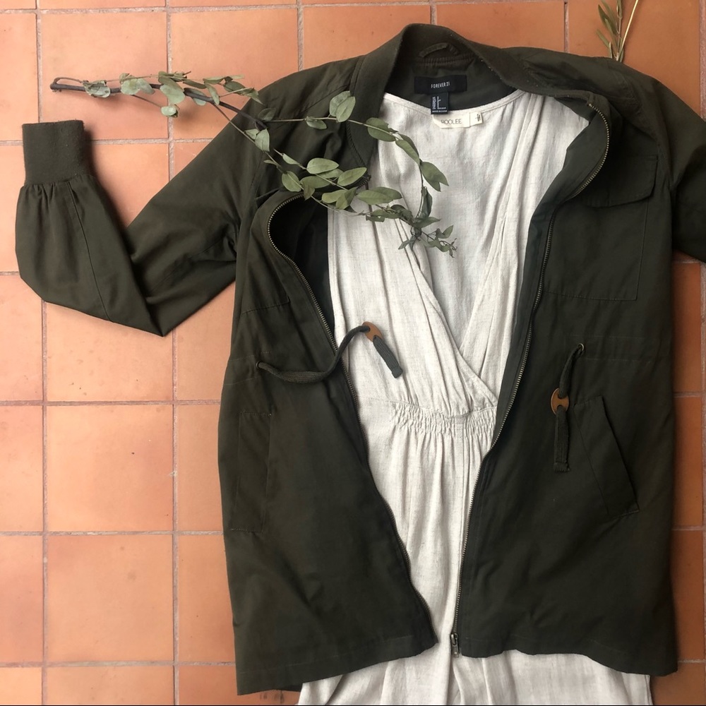 Forever 21 Army Green Jacket